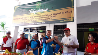 Upacara Hari Ulang Tahun Republik Indonesia Ke-73 dan Tasyakuran Keluarga Besar Pengadilan Negeri Sidoarjo Dalam Rangka Memperingati Hari Ulang Tahun Republik Indonesia Ke-73